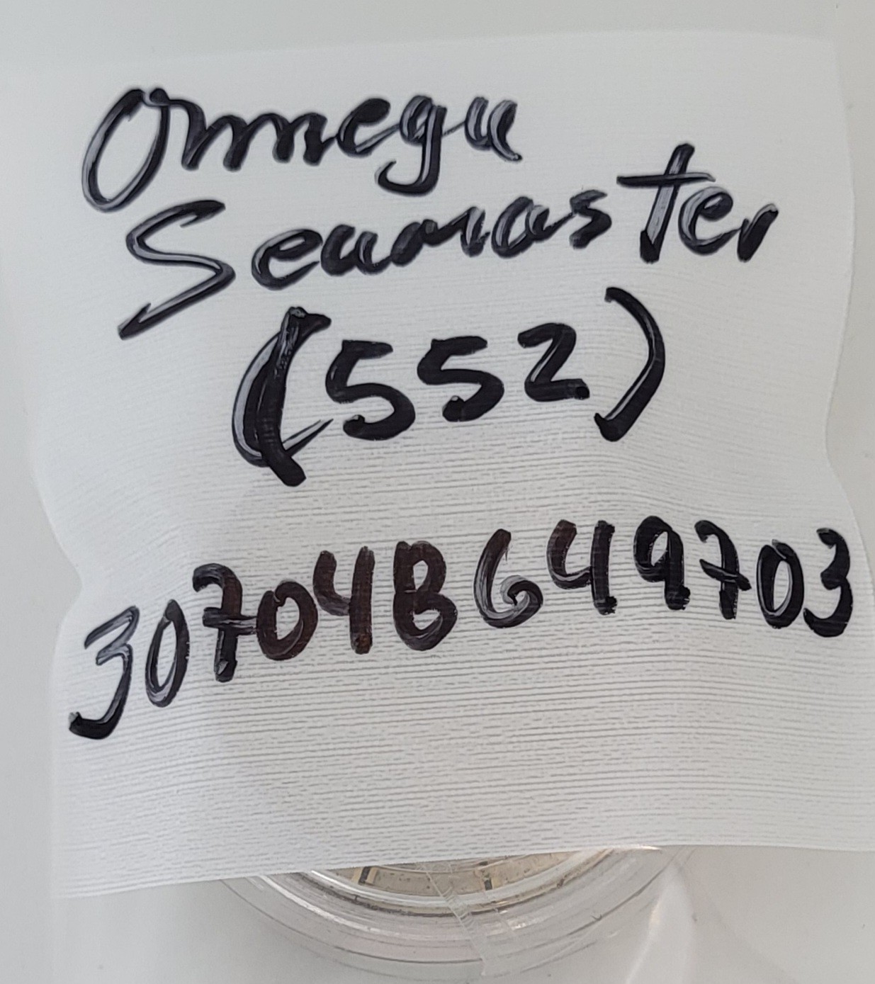 Omega Seamaster De Ville Automatic: Movement, dial, and hands (Caliber 552) in p