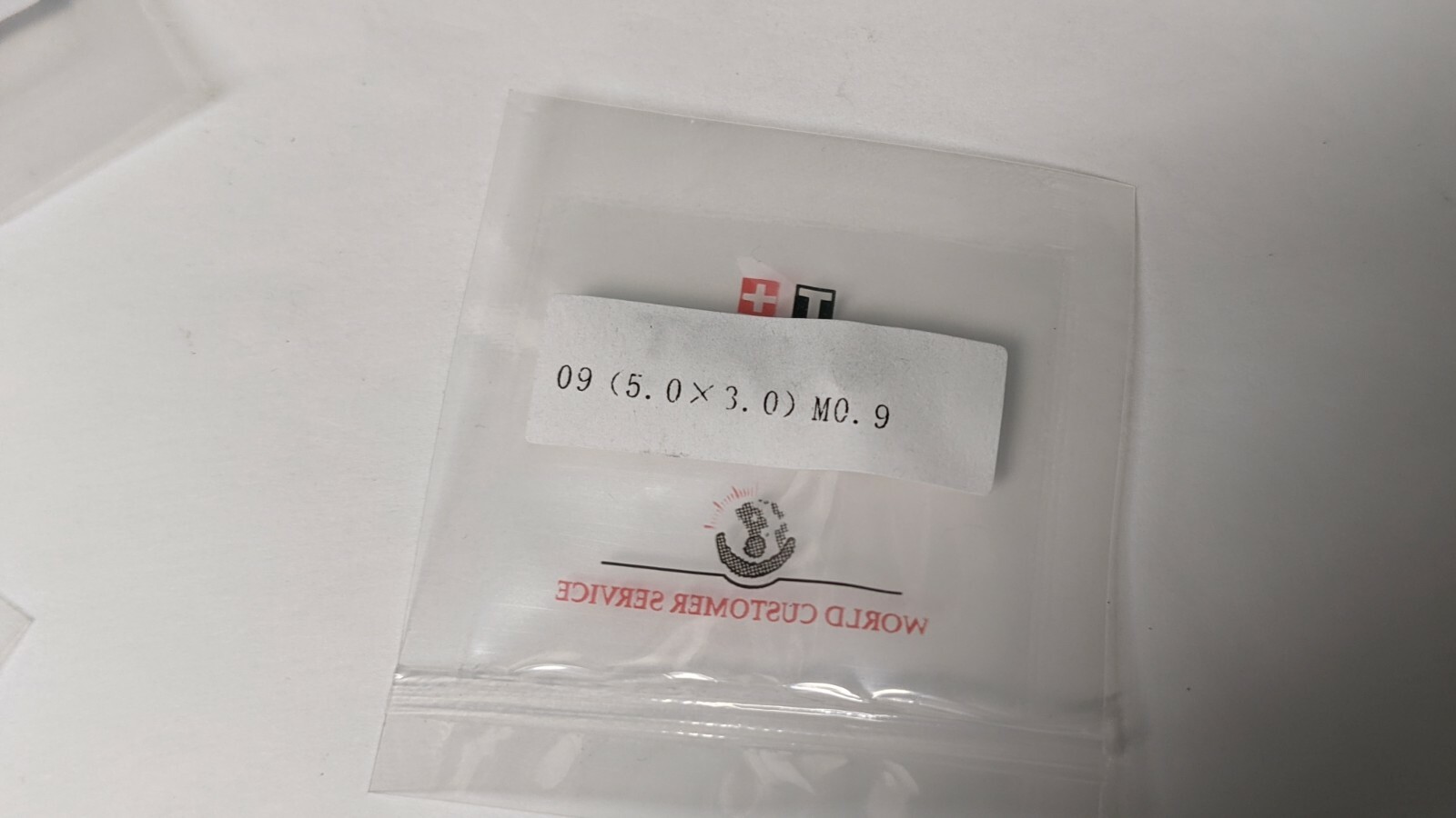 NEW Sealed Tissot CROWN S/S tap 10 (0.9mm) 5mm x 3mm