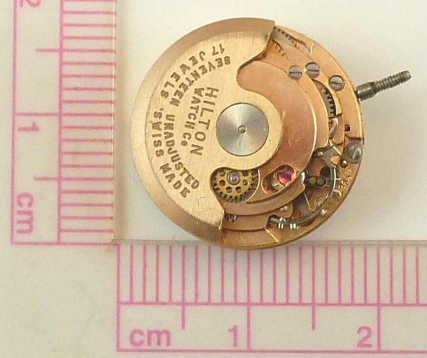 Vintage Hilton LDS Swiss Wristwatch Movement – Automatic – Parts / Repair