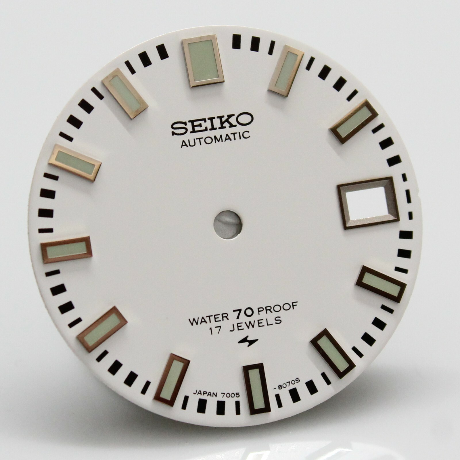White Dial for Seiko diver 7005 8052 8050 Green Poor Man’s 62MAS Proof 17 Jewel