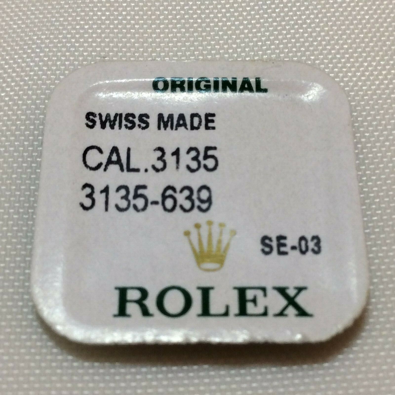 Brand New Rolex Intermediate Crown Wheel 3135-639 Orig. Sealed Pkg