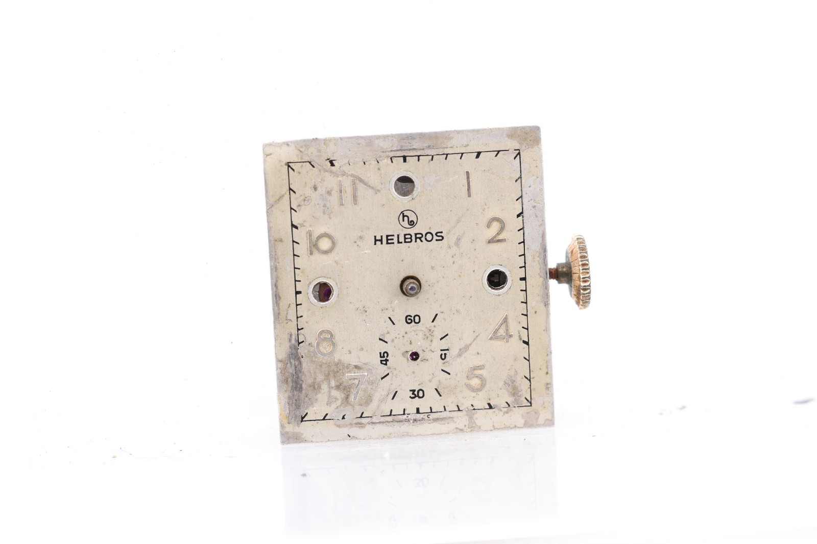HELBROS 17j SWISS WRIST WATCH MOVEMENT, cal. 90A, 72, 19.5mm, FOR REPAIR (A15)