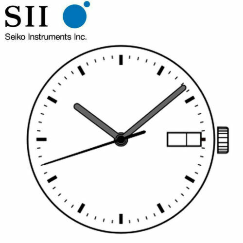 GENUINE SEIKO SII HIGH ACCURACY NH36 NH36A Automatic Watch Movement Day/Date @ 3