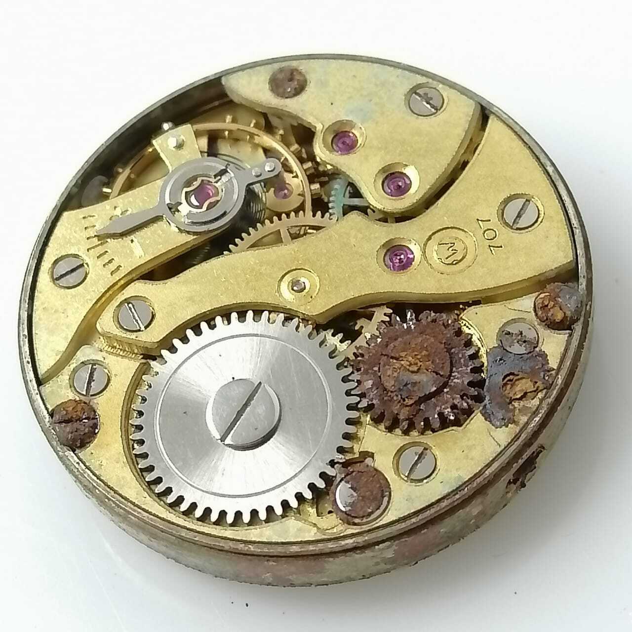 West End Watch 707 Manual Winding Watch Movement For Parts