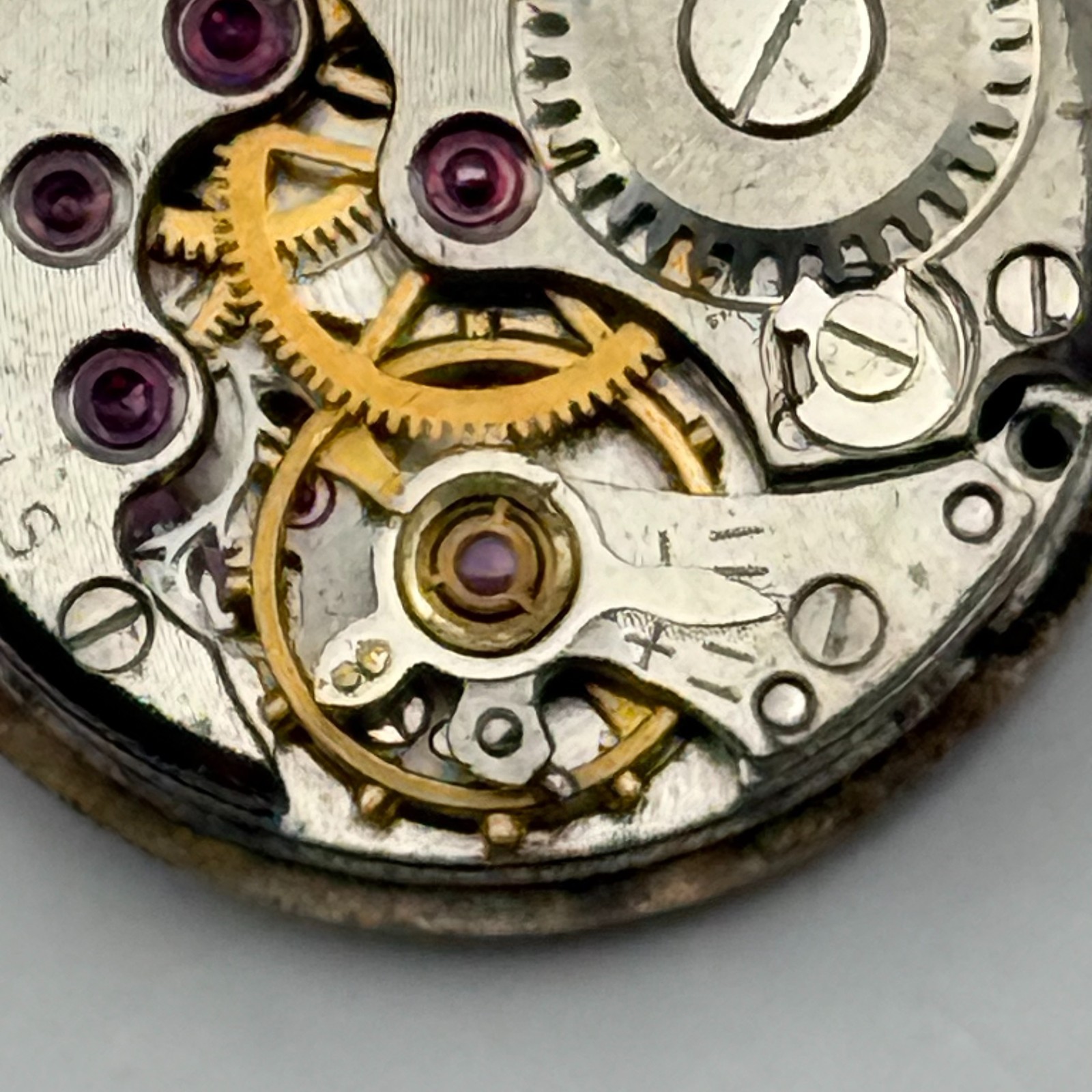 Chaika 1601A Watch Movement Running Sekonda Soviet 17J Manual Wind Parts 16.2mm
