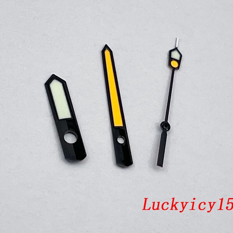 Accessories Black Edge Watch Hands Japan C3 Super Green Luminous For NH35 NH36