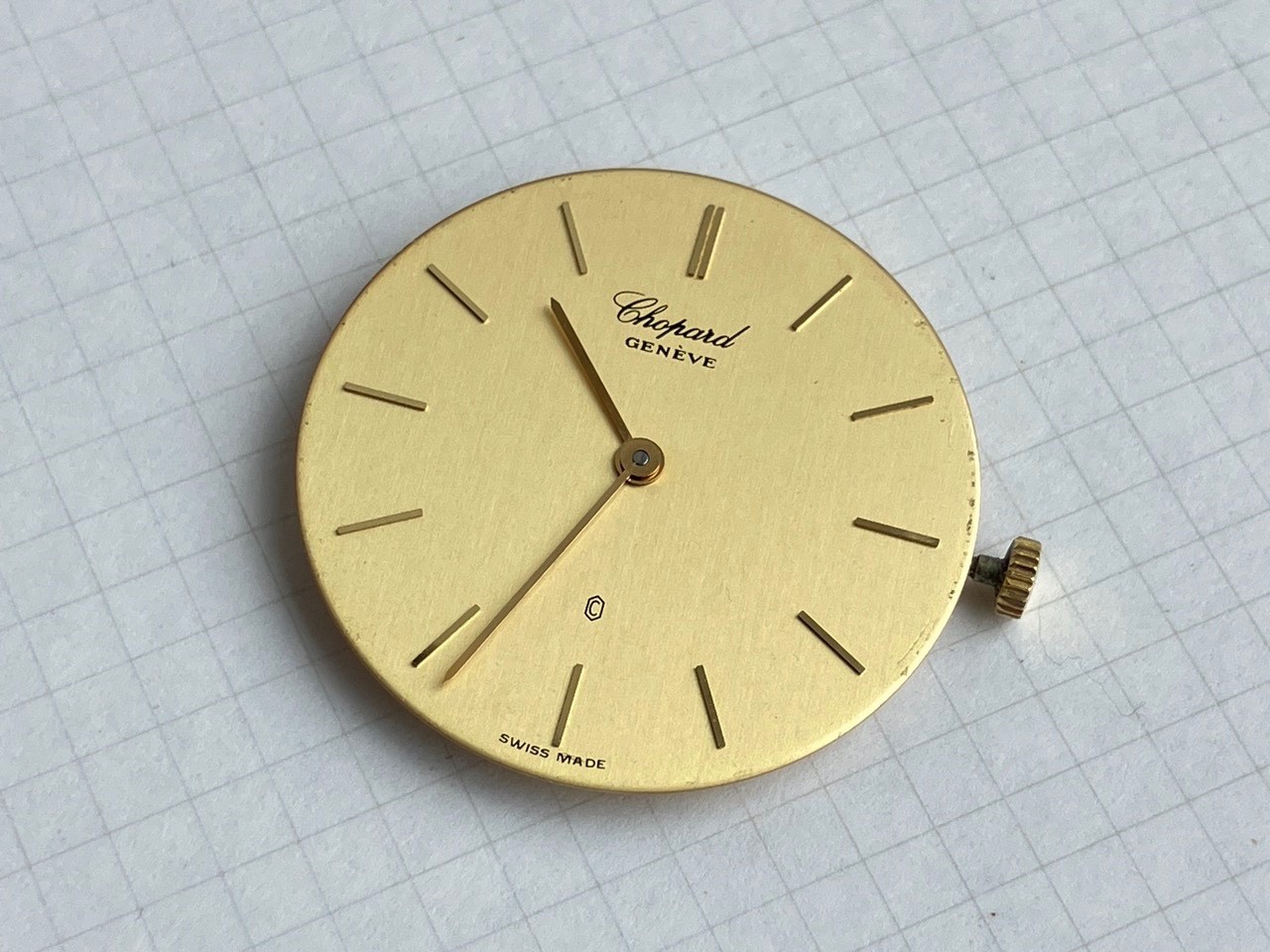 Chopard Geneve Quartz ETA 955 432 Movement Dial Hands Working (ref 1928A)