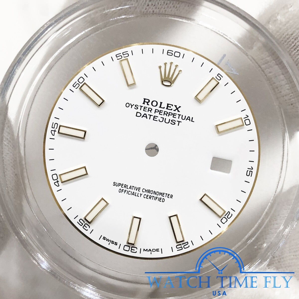 Rolex Oyster Perpetual Datejust 41 Watch White Index Dial For 126333 & 126303
