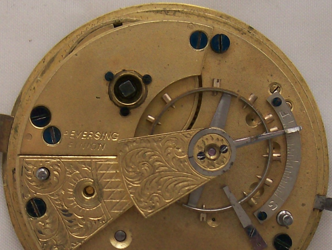 John Forrest London pocket watch movement & dial 45 mm. in diameter to restore