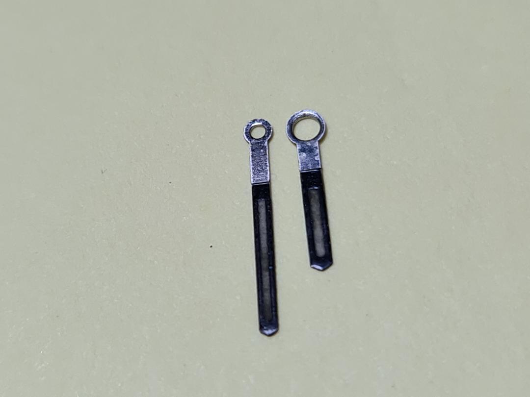 GENUINE USED BLACK HANDS HOUR MINUTE PATINA SEIKO 6139-6012 6013 6139-6040 6139