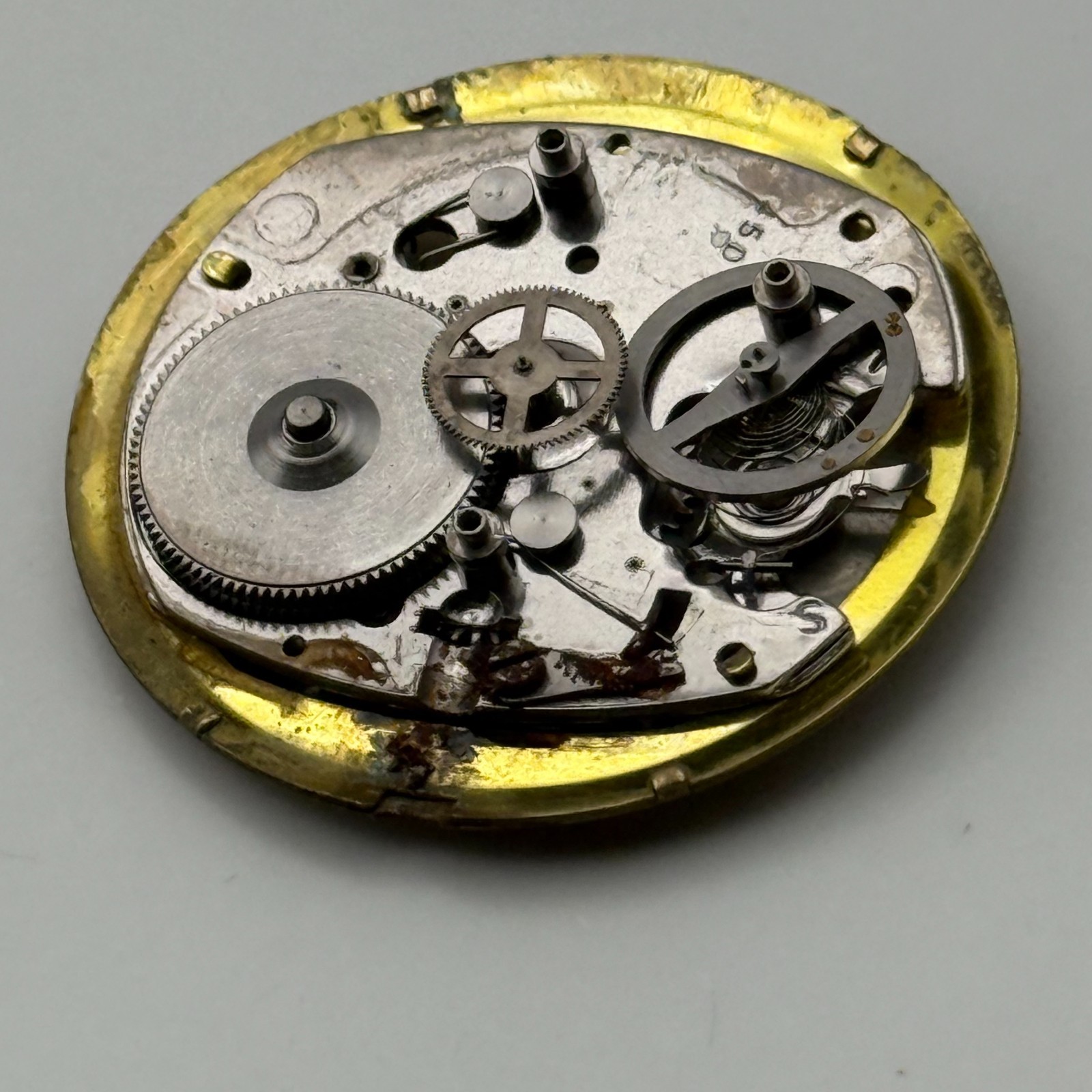 Timex 450 Watch Movement 1976 Dial Great Britain Vintage Parts Repair 20.7mm