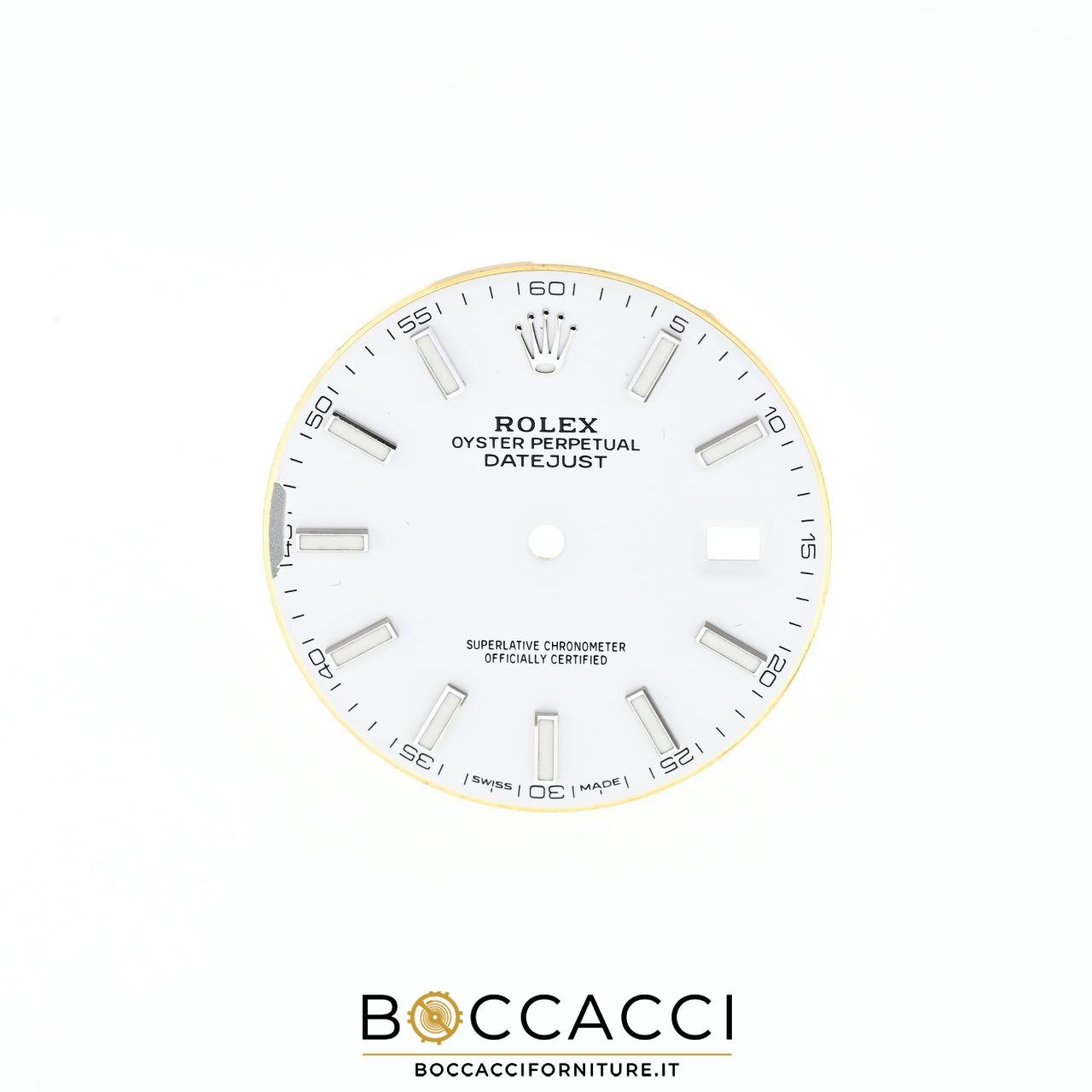 ROLEX White Dial for Datejust 41 126300 126334 Chromalight Calib: 3235 Refer:…