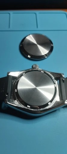 10ATM Watch Caseback 316L Stainless Steel Slim Thin 33mm with Gasket 0.8mm SKX00