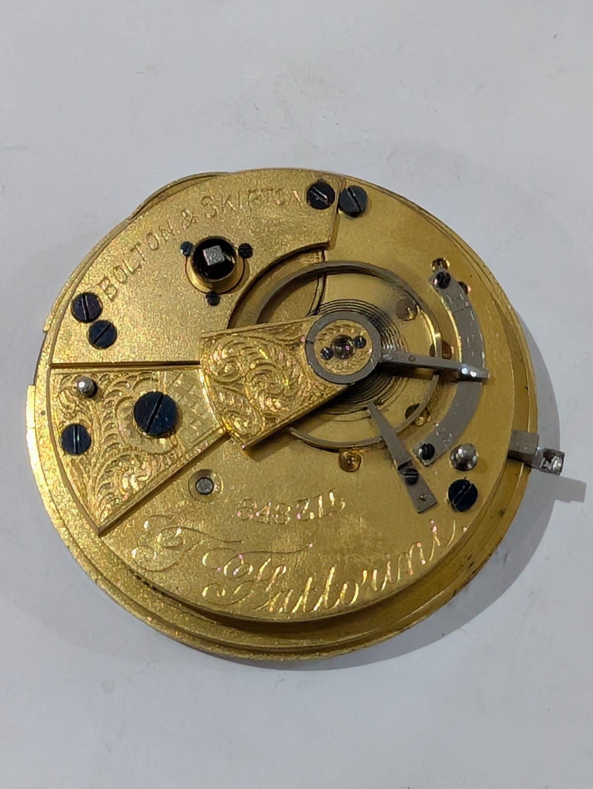 T Fattorini Pocket Watch Movement (Spares/Repairs)