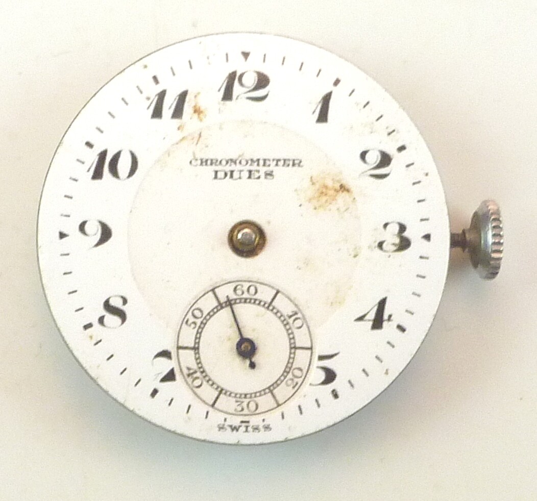 Vintage Unbranded Swiss Mechanical Wristwatch Movement – Parts / Repair