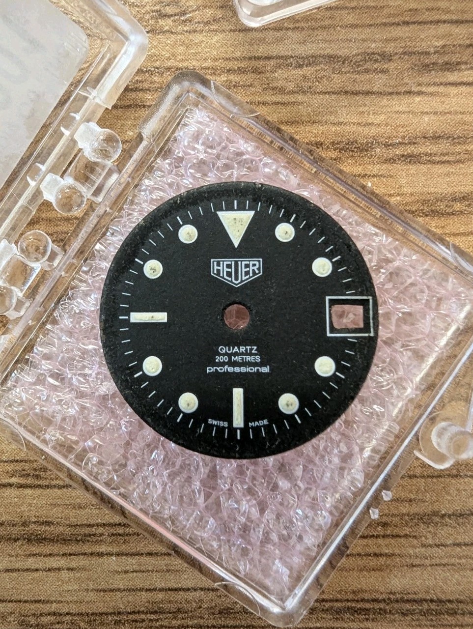 HEUER Professional 200 Meters Black Dial Ladies Size, 19mm Diameter