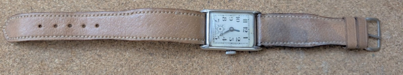 1928 Silver Case Mechanical Watch AS Movement Spares + Repairs