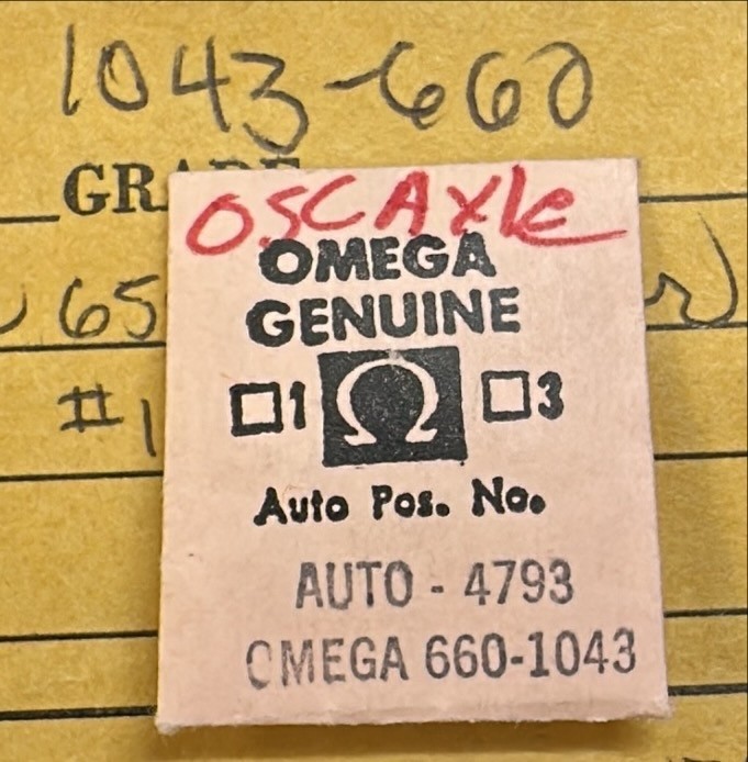 Vintage Original Omega Rotor Bridge! #1043 Many Calibers Available!