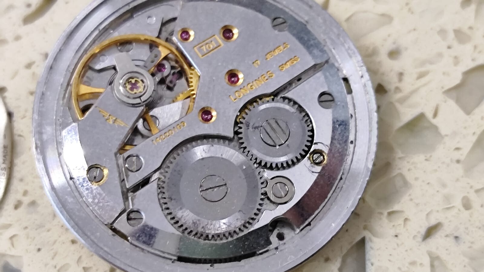 1966 Longines Dress Watch Ref. 7629 3 Stainless Steel Cal 721 Not work parts