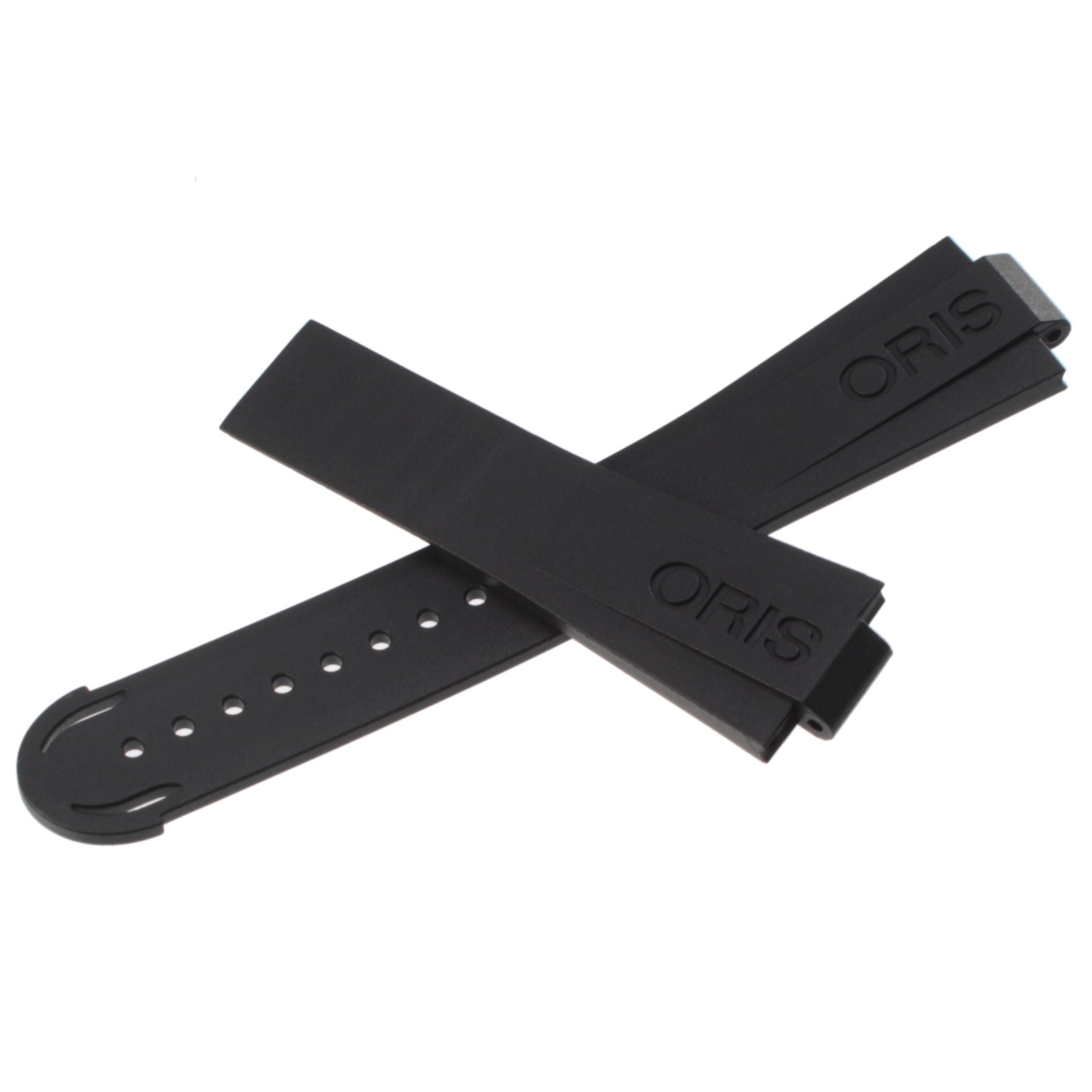 Genuine ORIS rubber strap 0742464 24 mm, black, for ORIS Aquis date a.o.