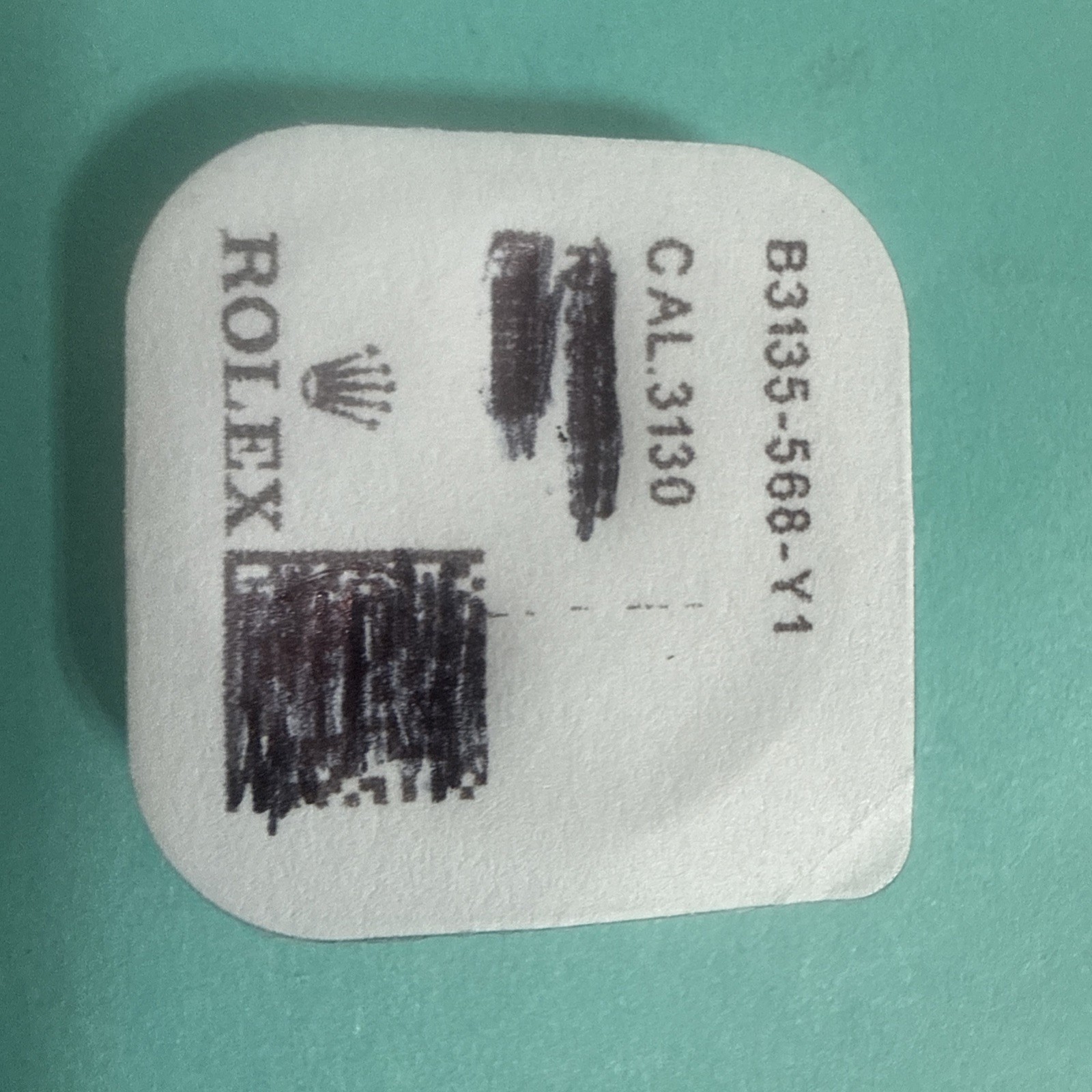 Genuine Rolex 3130-568 Oscillating Weight Axle New Sealed