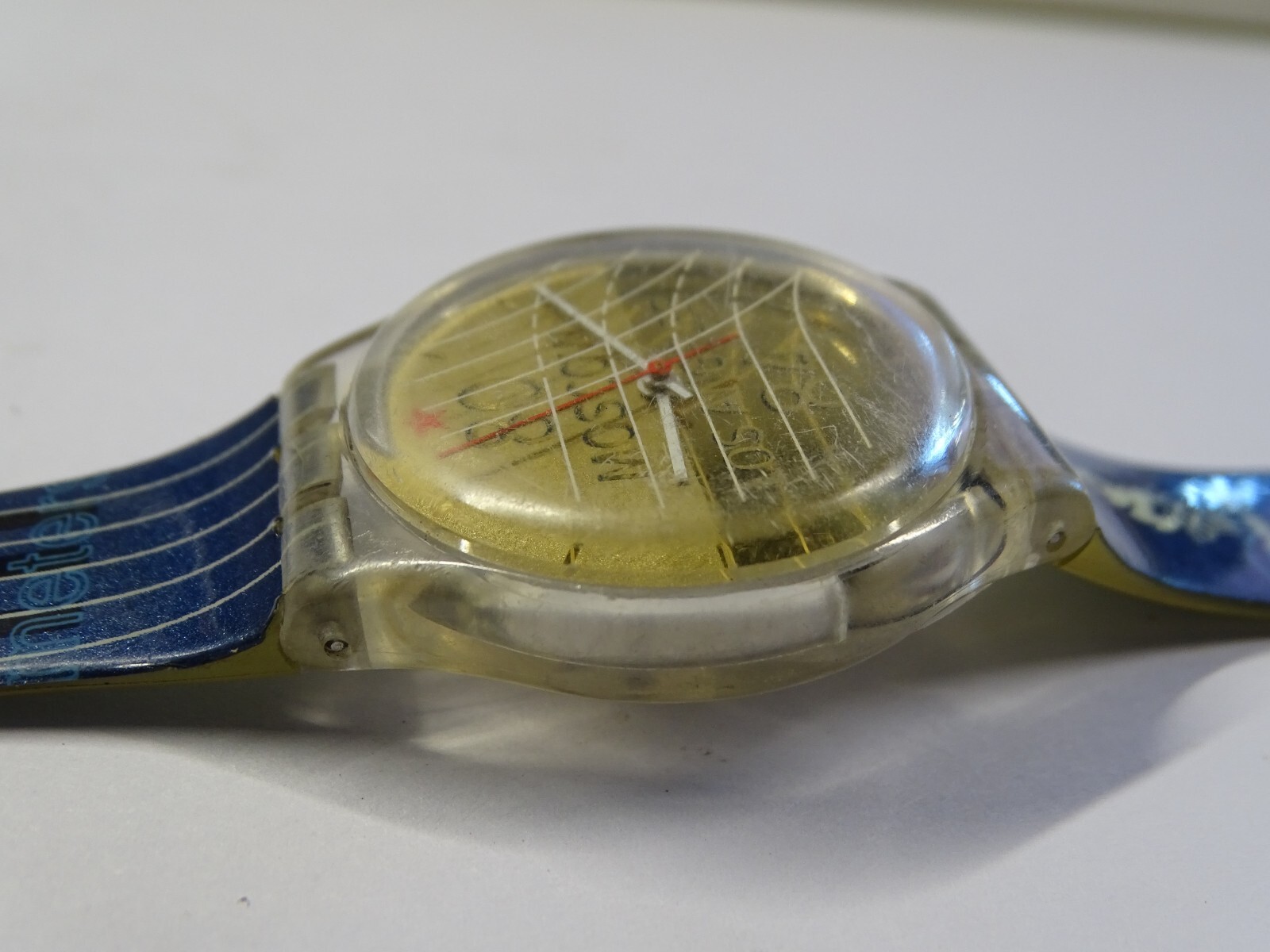 Vintage Swatch Watch AG-1995 Moscow 80 Los Angeles 84