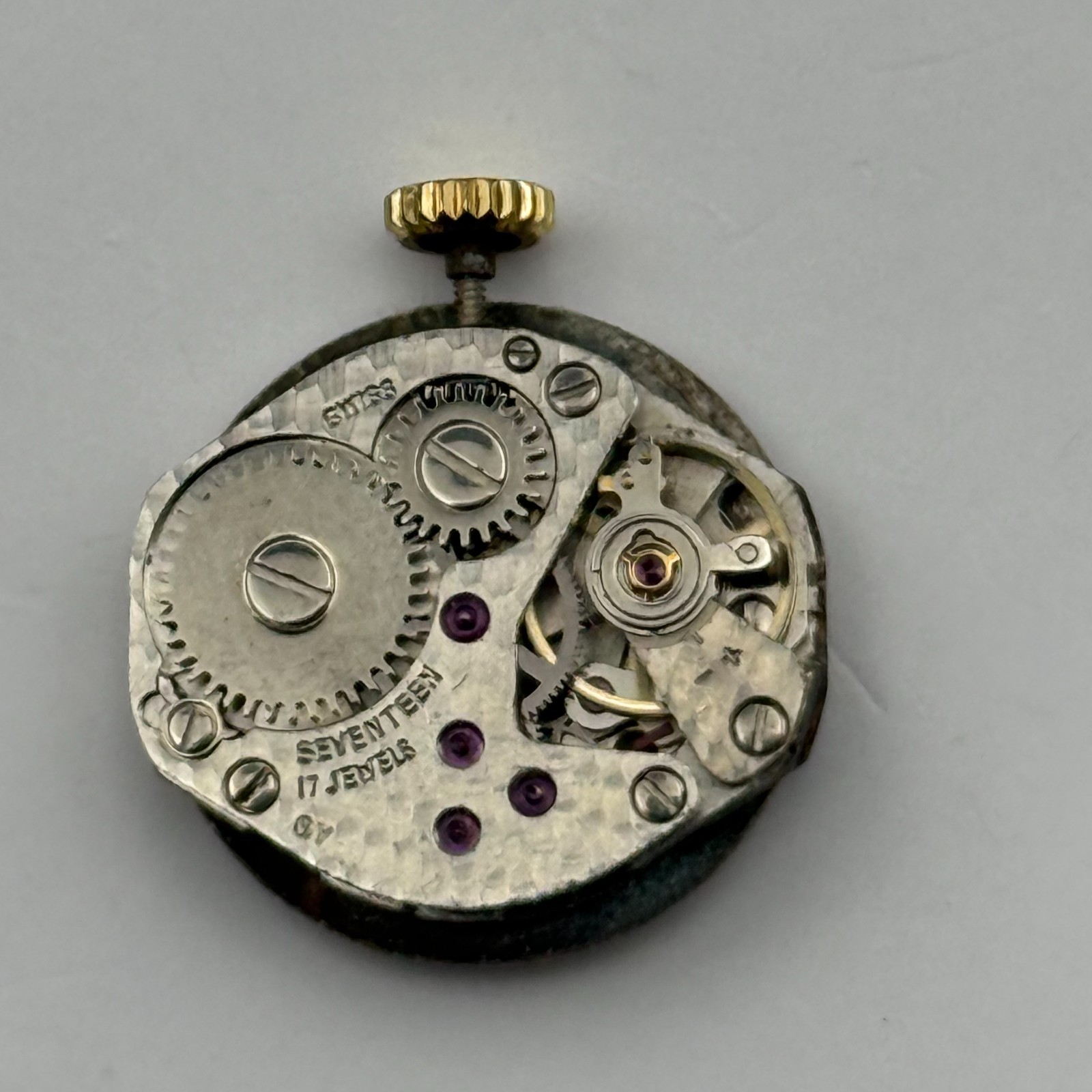 FHF 69-21 Watch Movement Running Regency 17Jewels Swiss Manual Wind Parts 15.3mm