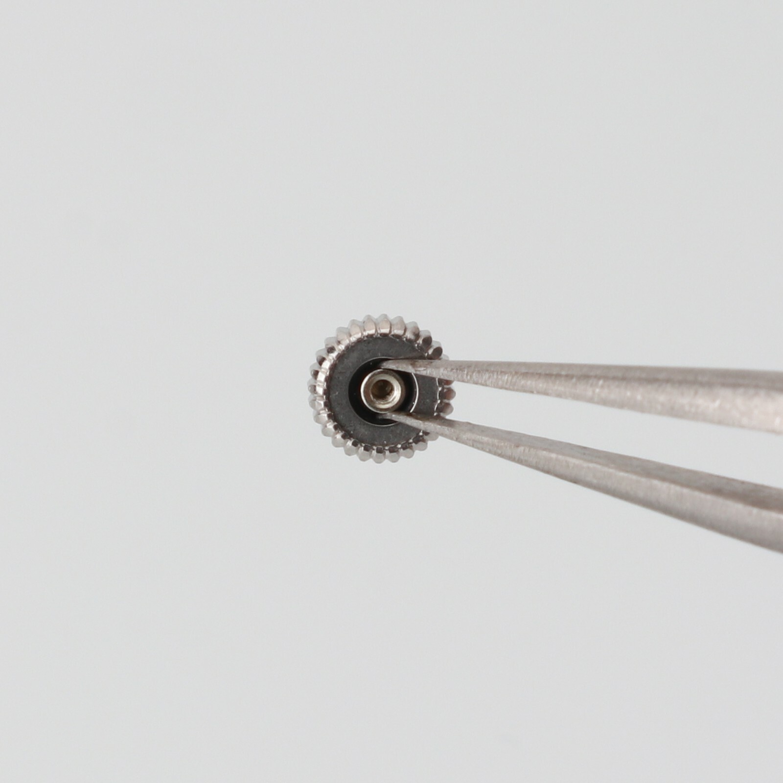 Genuine Caravelle Crown Watch Part Stainless 5mm x 2.5mm New Old Stock (G2D2)