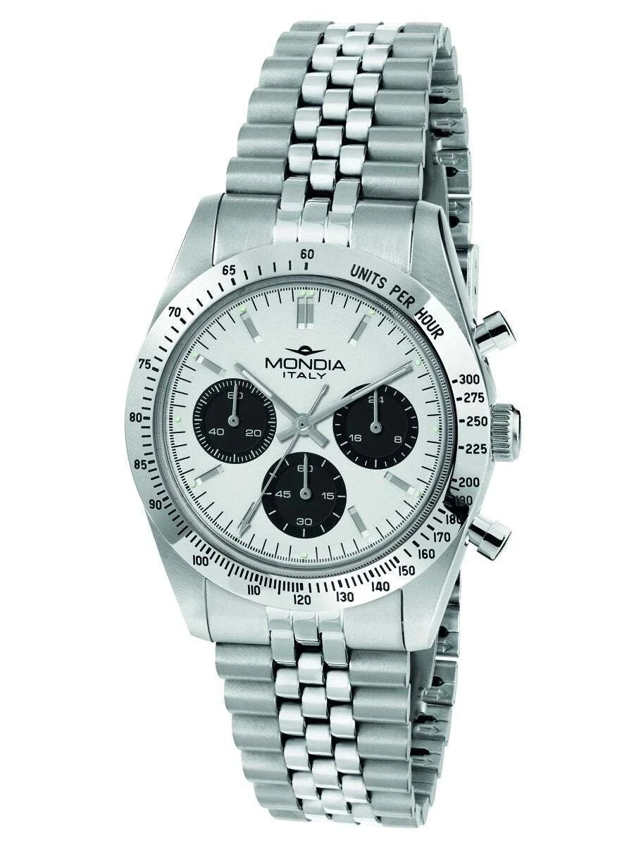 Mondia Madison MI-811-SS-01SL-GB Chrono Quartz Watch New Men’s