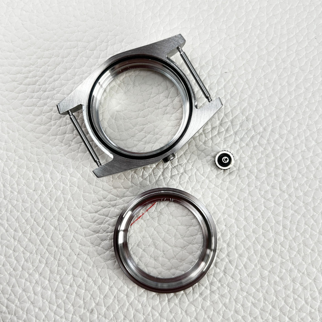 36mm Silver Steel Watch Case Stainless Steel Fit NH35 NH36 Movement 28.5mm Dial