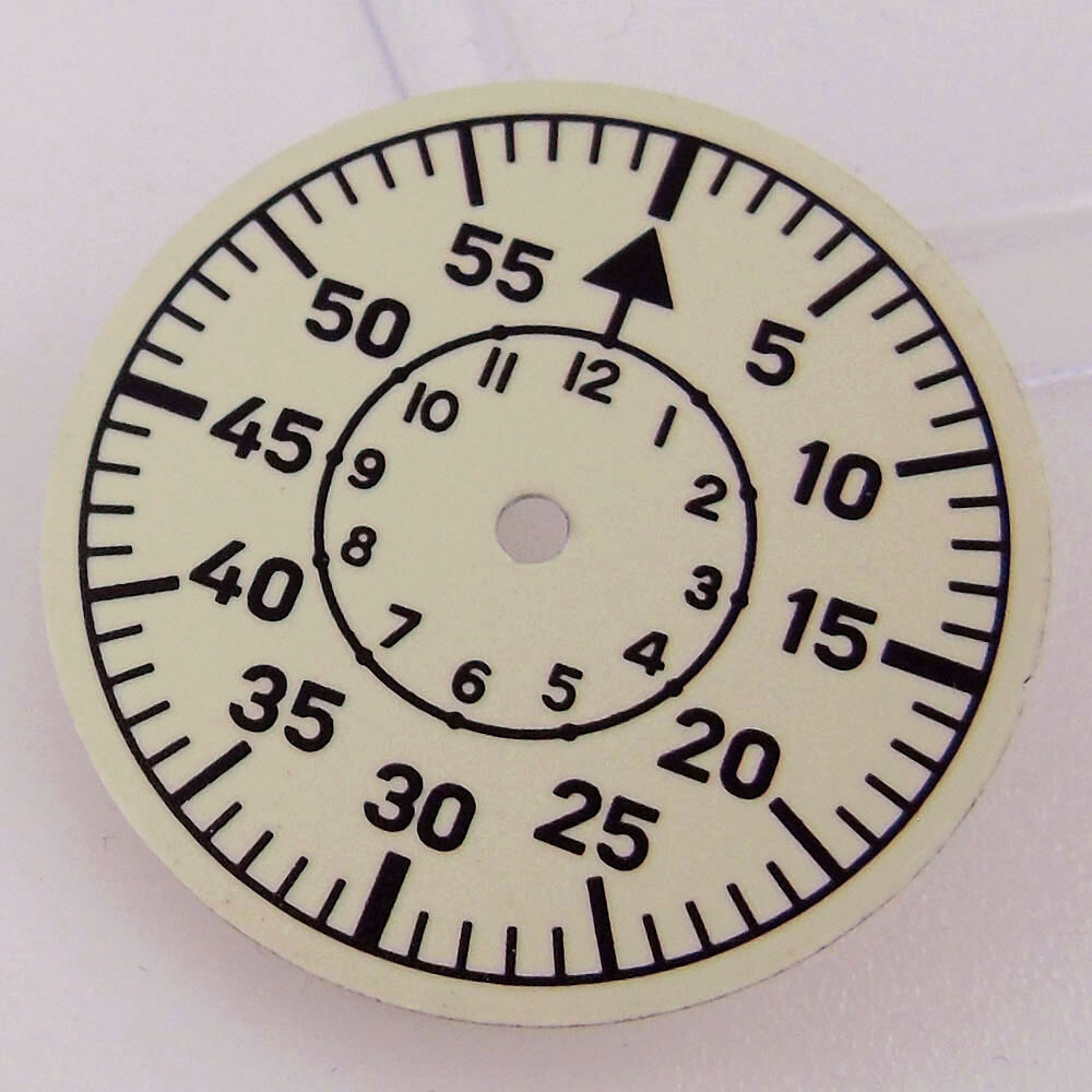 Full Lume Dial 29mm Watch Dial Hand Fit for NH35A NH36A Miyota PT5000 Dive Case