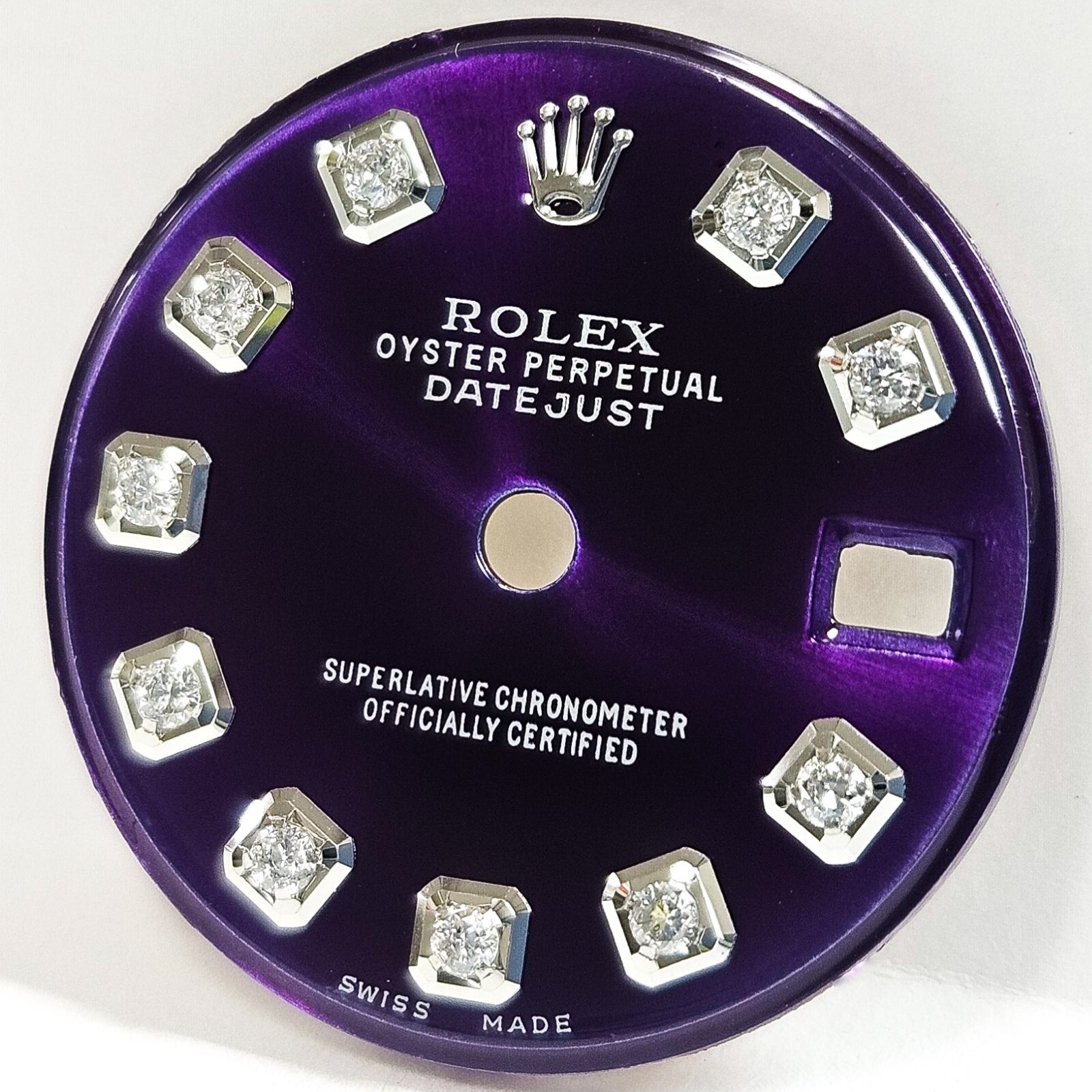 Rolex Datejust 26 Custom Purple Diamond Dial 6900 6917 69000