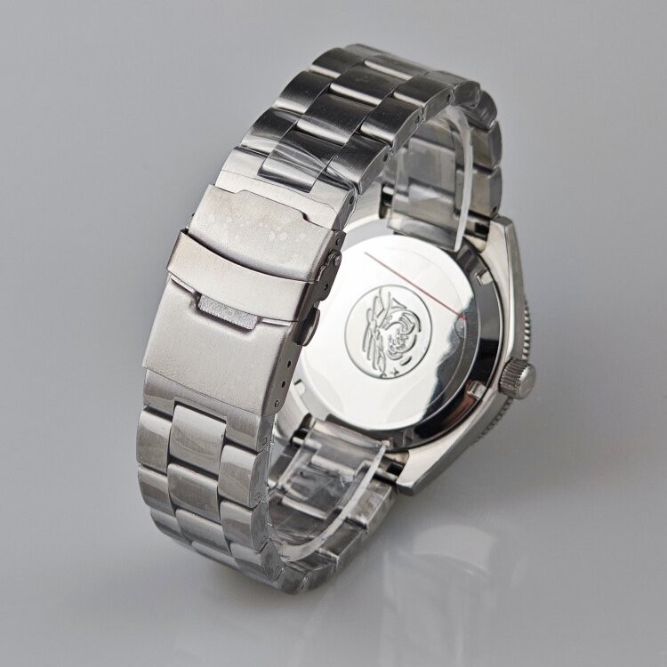 41Mm Stainless Watch Case+Strap Ceramic Bezel Minerals for Nh35 Nh36 4R Movement