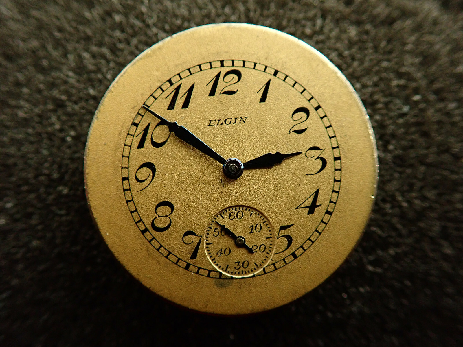 VINTAGE 6/0 SIZE ELGIN O.F. POCKET WATCH MOVEMENT GRADE 431 – NOT RUNNING