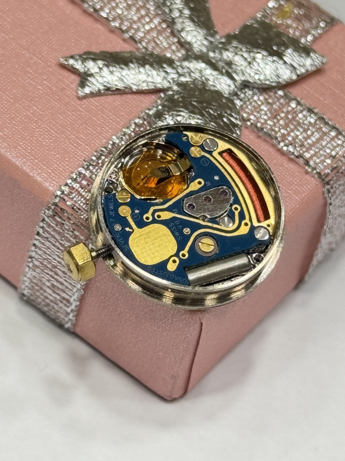 Movement Quartz Eta 956.111 Swiss Made 7 Jewels In Working Condition