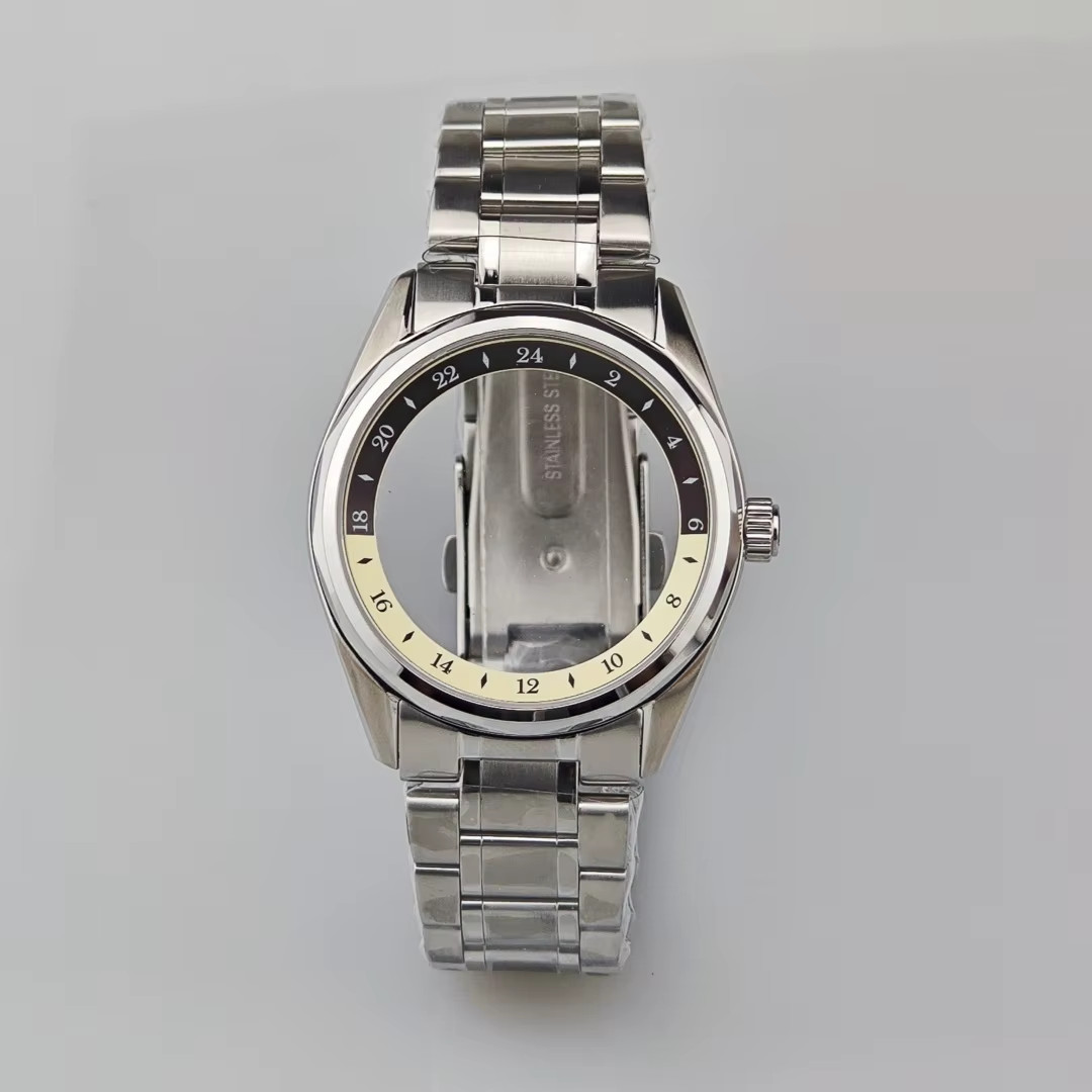 39.5Mm Watch Arabic Bezel Case Fit 28.5Mm Dial for Seiko Grand GMT NH35/36/34/4R