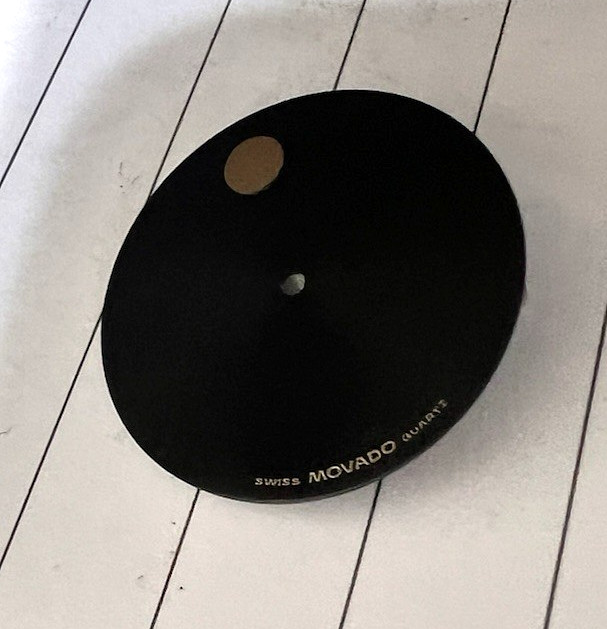 Movado Museum Watch Dial MUSEUM ORIGINAL BLACK 27 MM Swiss Made PREOWNED NICE