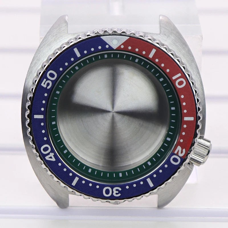 45mm Men’s Watch Case With Chapter Ring For Mod Abalone NH35 NH36 NH34/38 4R36