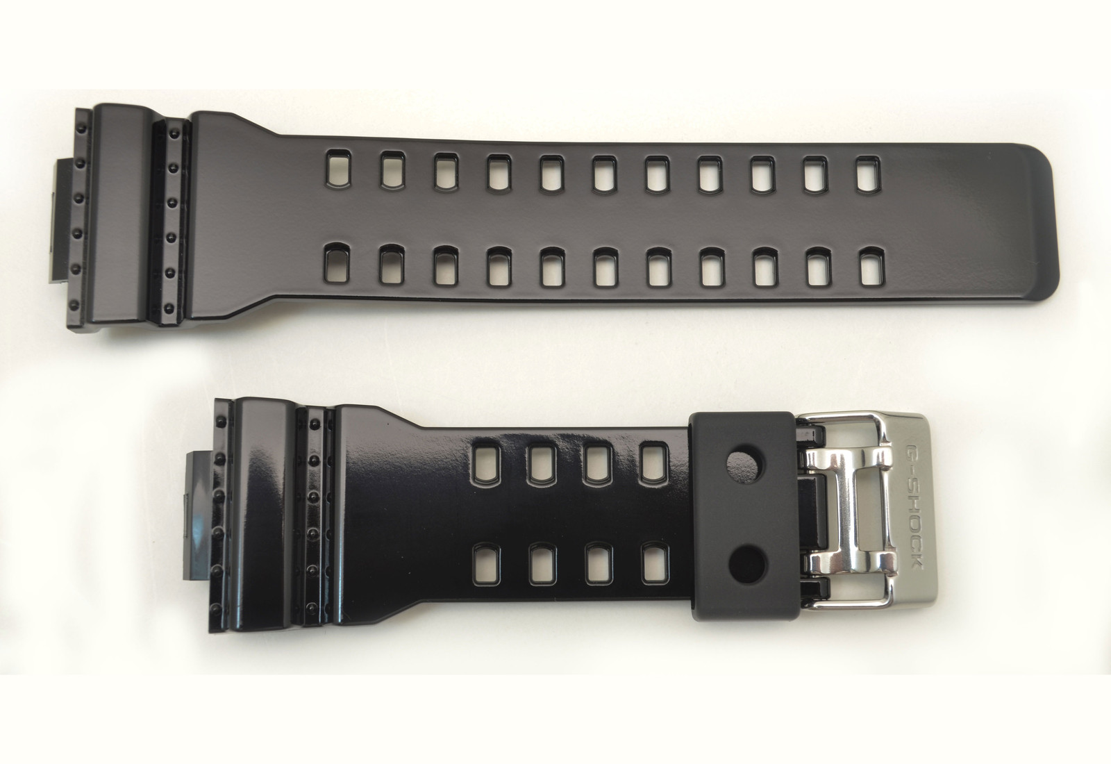 Casio G-Shock Protection GA-110HC-1A GA110HC Watch Band & Bezel set Black Shiny