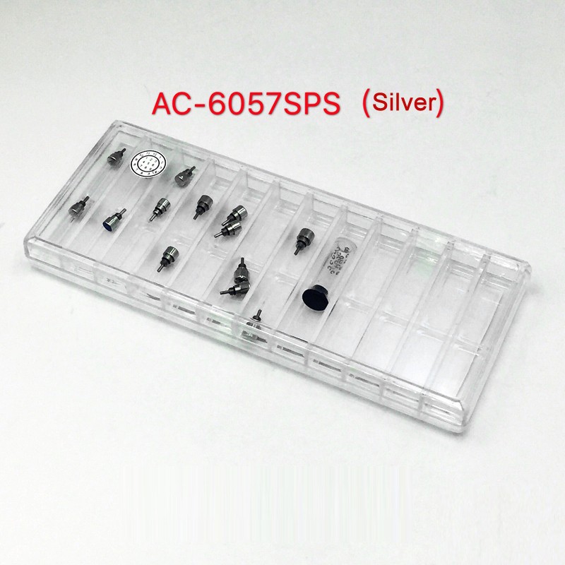 Screw‑In Type Watch Crown Chronograph Button Watch Pusher Accessory AC‑6057SPS