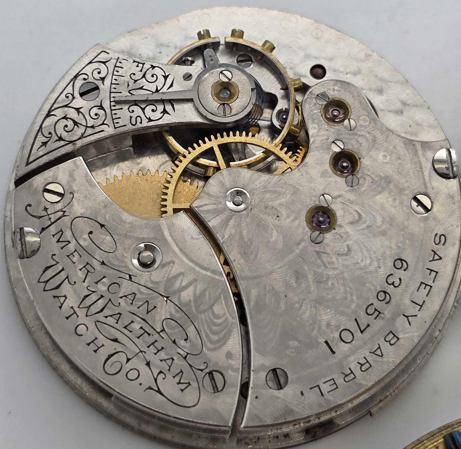 Lot Of 3 Pocket Watch 6s Movements Hampden Illinois American Waltham