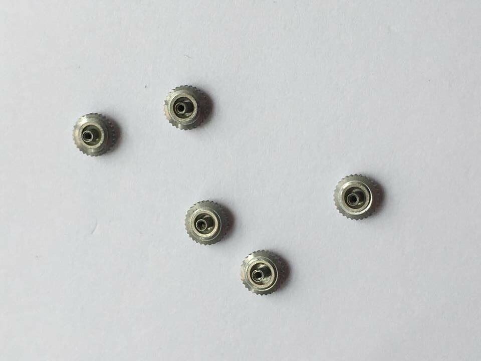 NOS WATCH PARTS RAKETA PAKETA CAL 2603 CROWNS CROWN RARE SALE TOP USSR CCCP
