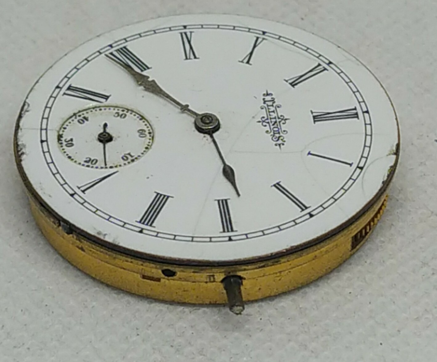 Original movement Pocketwatch mechanical Illinois watch Springfield Antique