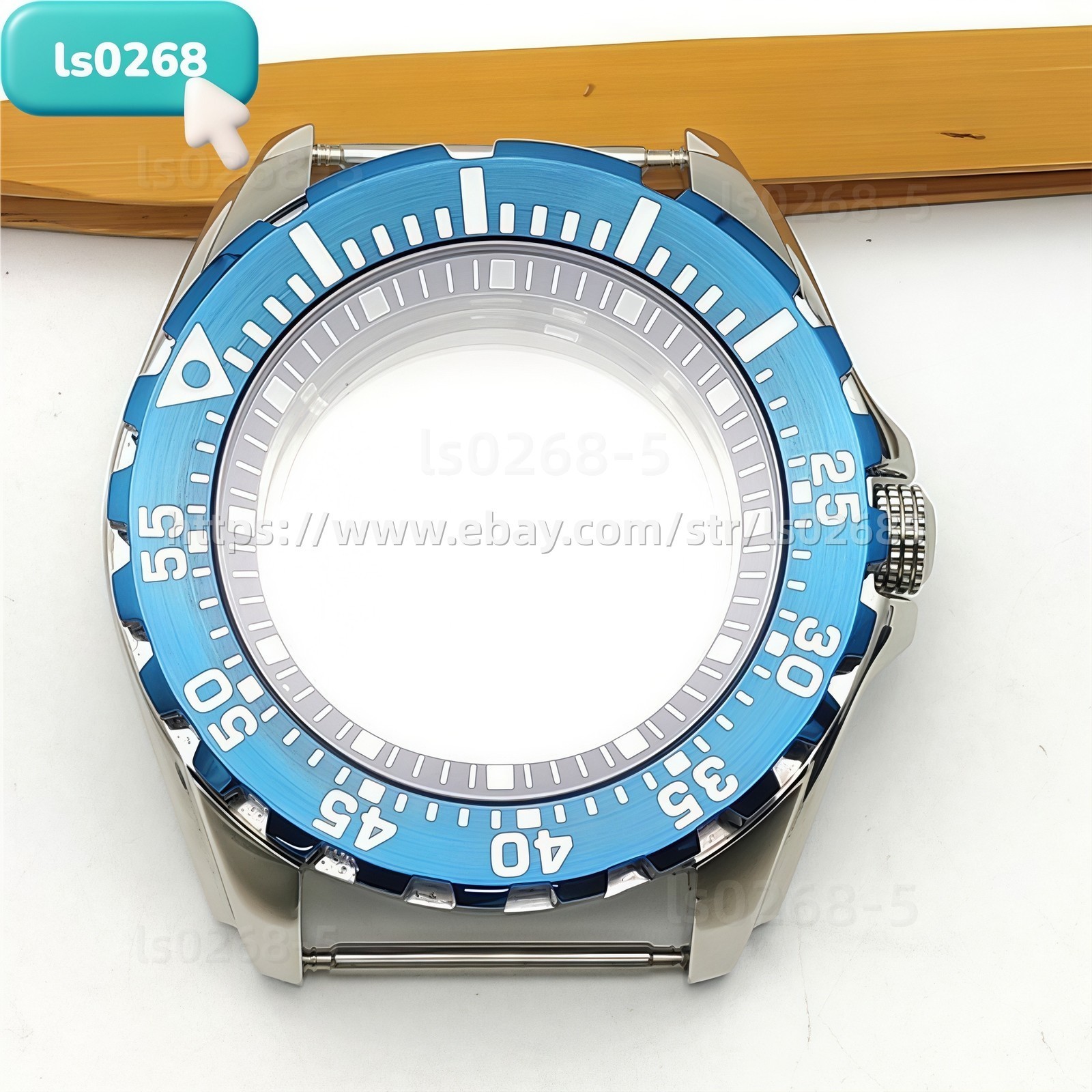 44mm Case Fit NH35 Movement Stainless Steel Watch