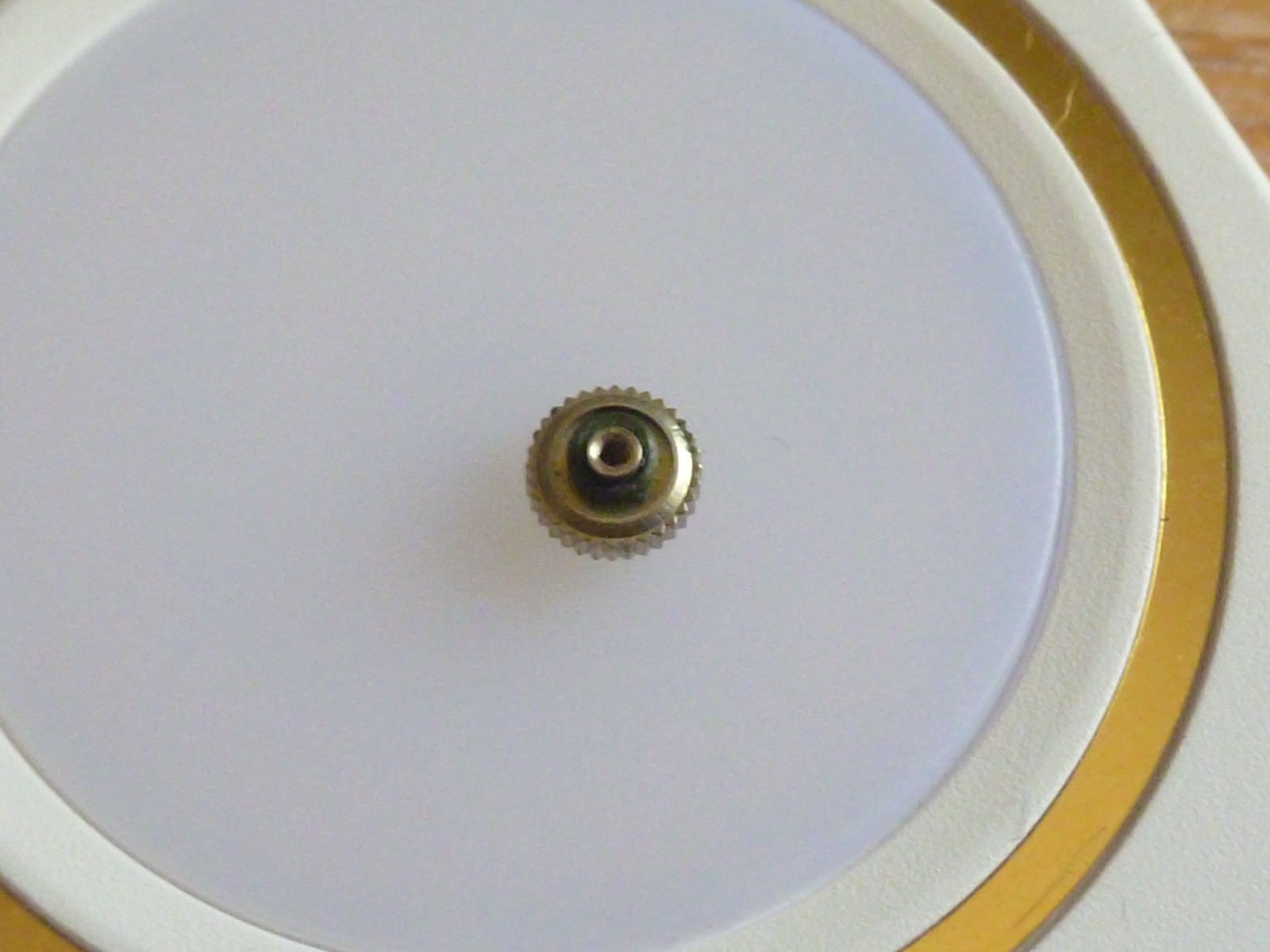 Genuine Rolex Cellini White Gold Crown 4.5mm Width & 2.3mm Thickness New Old