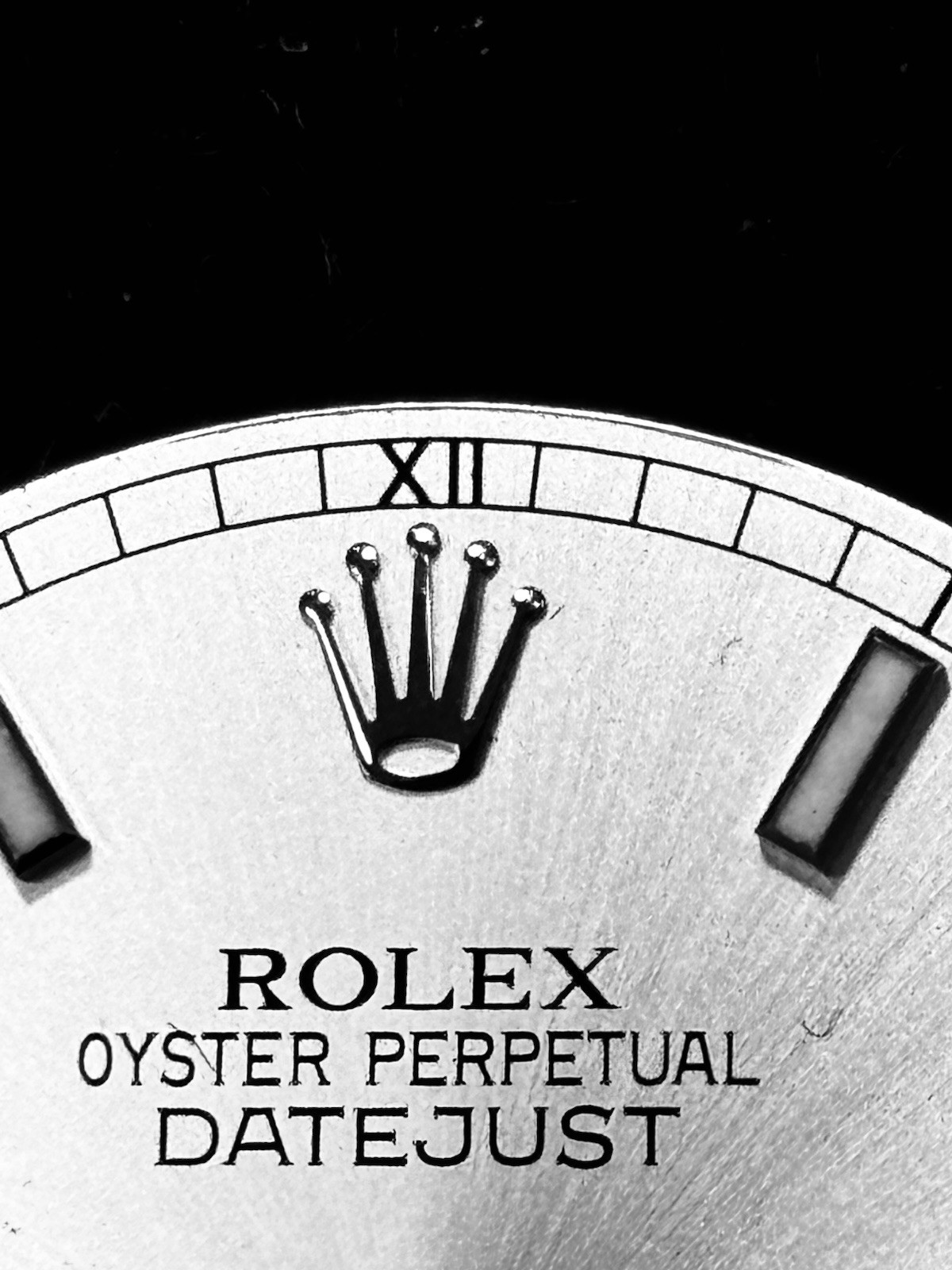 Factory Rolex Datejust Dial 16234 116234 116200 Luninous Stick Silver 36mm