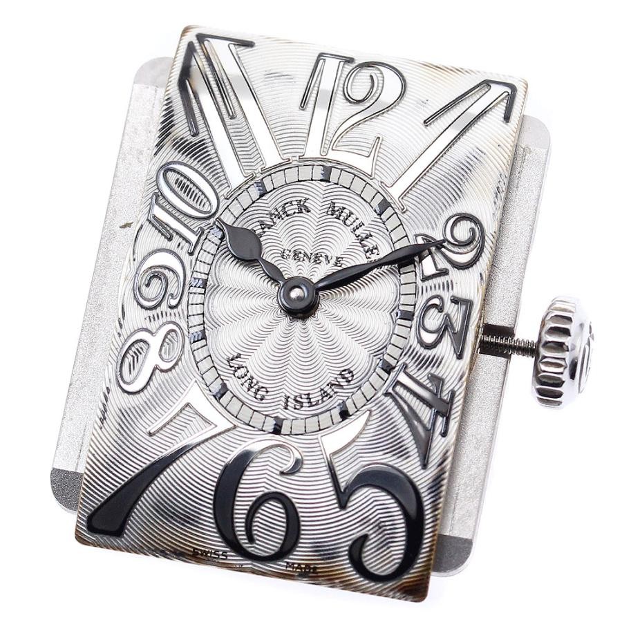 FRANCK MULLER Genuine Movement Long Island 902QZ Ladies Silver Dial For Parts