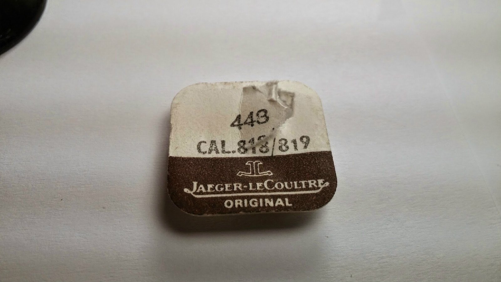 LeCoultre watch parts, 818 443 setting lever / detente & screw #5443