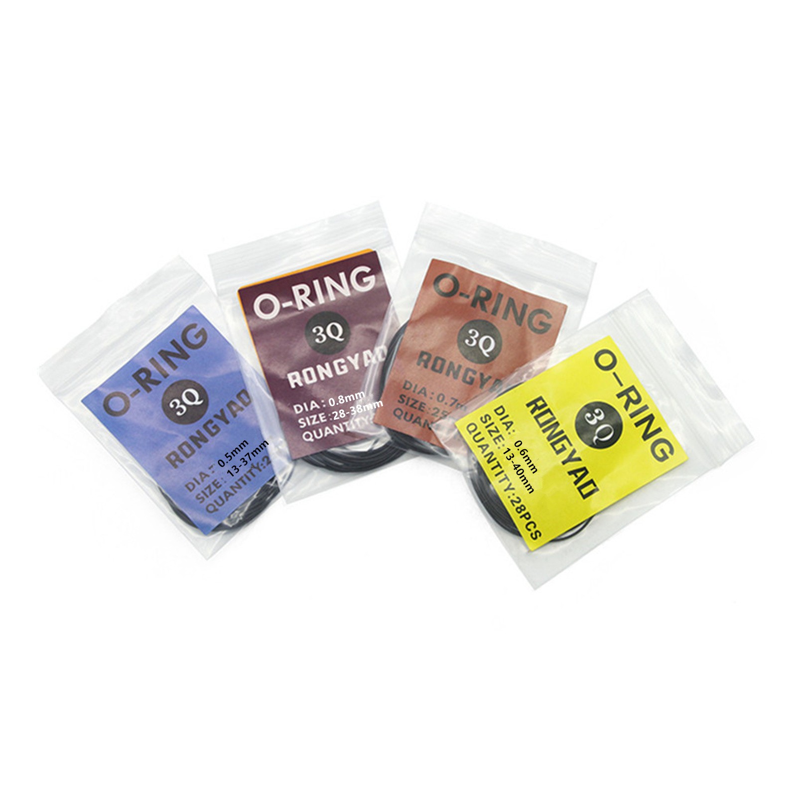 1 Bag Watch O-shaped Ring Rubber Watch Back Cover Gaskets For Watchmaker Repair