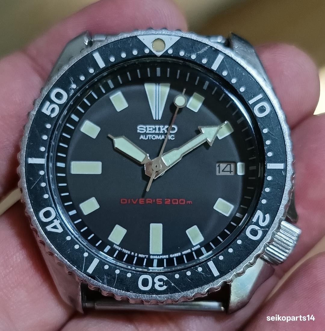 ORIGINAL SEIKO TRANSITION 200m DIVER 3 COUNTRY SIGNED 7002-7039 YEAR 1994 DEC